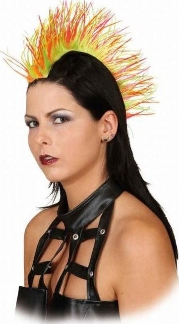 Creasta Punk, Multicolor, #1, Carnaval24