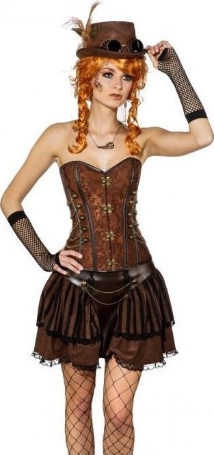 Corset Steampunk M, #1, Carnaval24