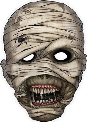 Masca Mumie Carton, #1, Carnaval24