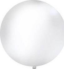 Balon Imens Alb 1 metru, #1, Carnaval24