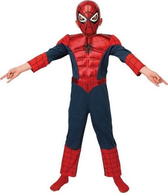 Costum Ultimate Spiderman Deluxe copii 7-8 ani, #1, Carnaval24