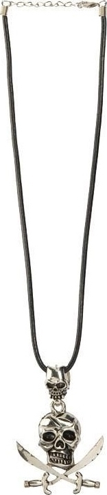 Colier Pirat cu medalion sub forma de craniu, #1, Carnaval24