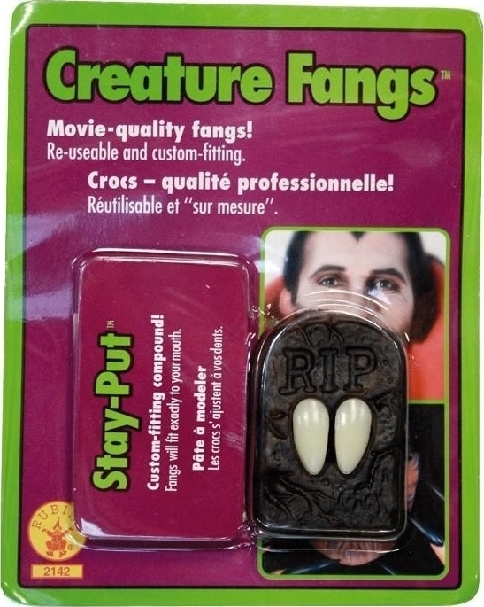 Dinti vampir cu chit de fixare, #1, Carnaval24