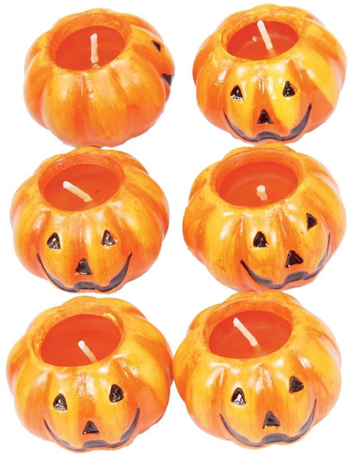 Set 6 Lumanari Dovleac 4cm, #1, Carnaval24