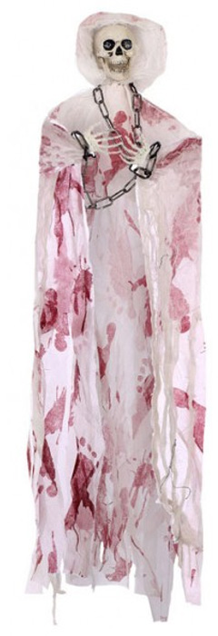 Decoratiune Suspendata Schelet Insangerat 120 x 70 cm, #1, Carnaval24