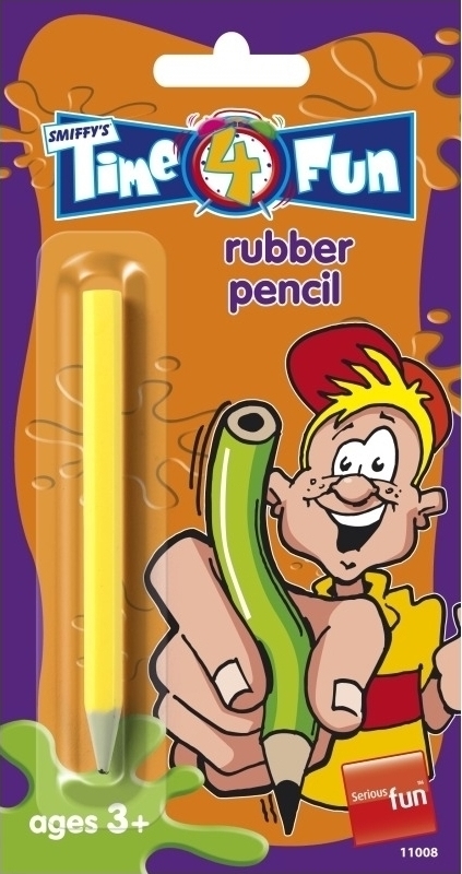 Creion Flexibil din cauciuc, Galben, #1, Carnaval24