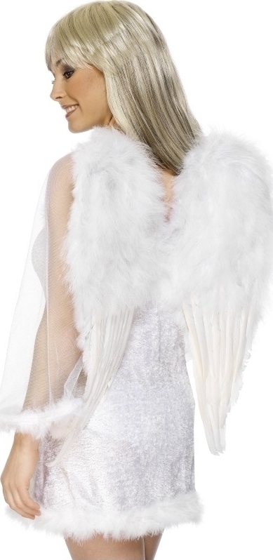 Aripi inger - albe 50X60, #1, Carnaval24