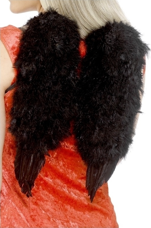 Aripi Inger - pene negre 30x40, #1, Carnaval24