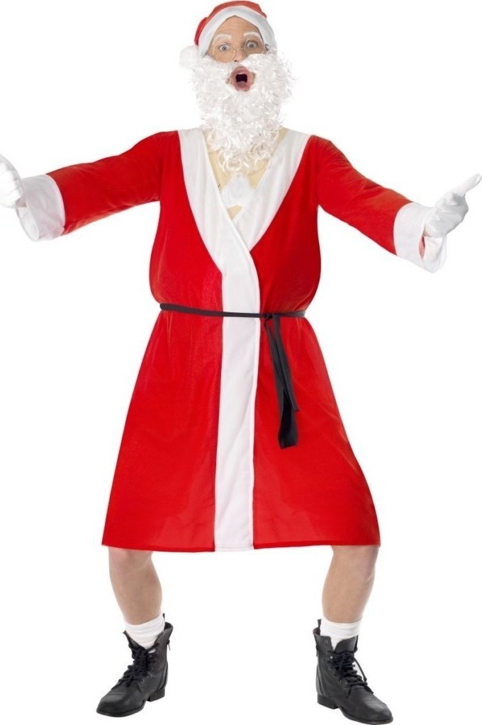 Costum Mos Craciun Neglijent M, #1, Carnaval24