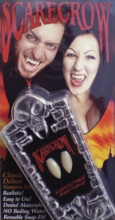 Dinti colti vampir Deluxe Classic si adeziv, #1, Carnaval24