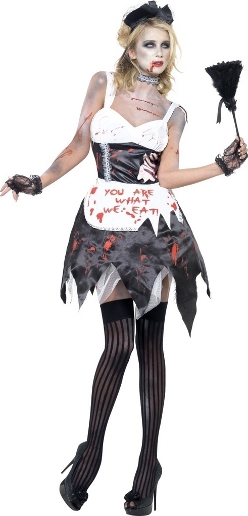 Costumatie Menajera Zombi S, #1, Carnaval24