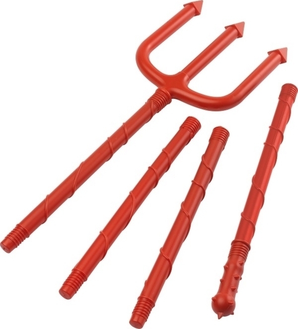 Furca Diavol 170 cm, #1, Carnaval24