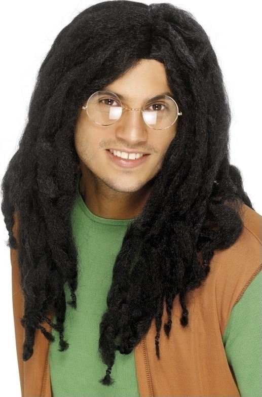 Peruca Jamaican - bruneta, #1, Carnaval24