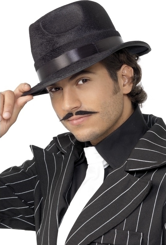 Palarie Fedora Neagra, #1, Carnaval24