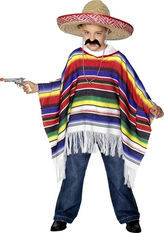 Costum Mexican - Poncho pentru copii, #1, Carnaval24