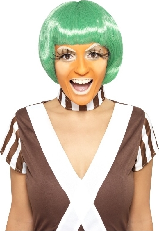 Set fard cu aplicator si burete pentru machiaj alb/bronz, Nr. 2, Carnaval24