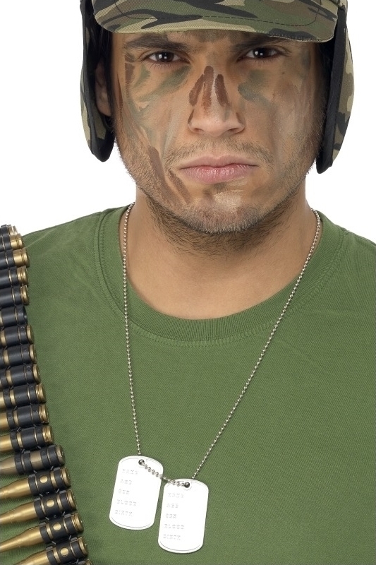 Placute de identificare DogTag Medalion Militar, #1, Carnaval24