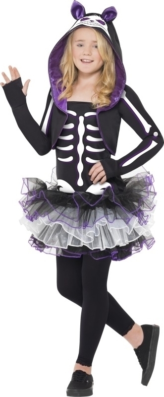 Costum Skelly Cat pentru copii 4-5 ani, #1, Carnaval24