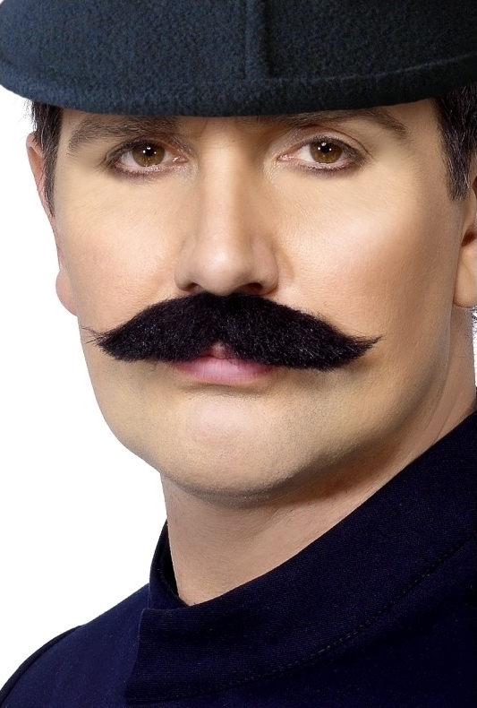 Mustata autoadeziva, Negru, #1, Carnaval24