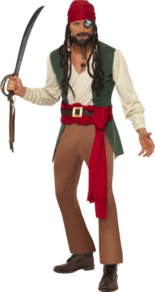 Costumatie Pirat - Drunken Carribean M, #1, Carnaval24