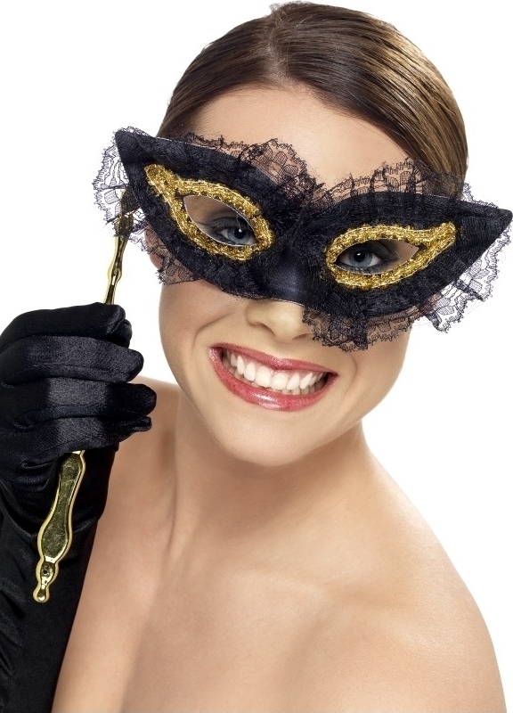 Masca Fastidious cu maner, #1, Carnaval24