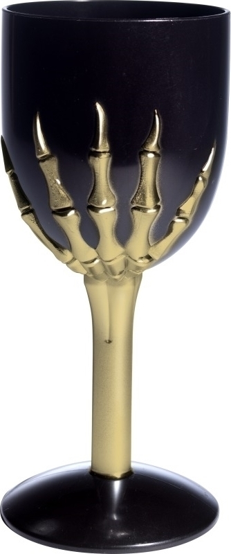 Pahar Schelet Halloween negru, #1, Carnaval24