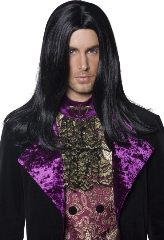 Peruca Conte Vampir Barbati Universal, #1, Carnaval24