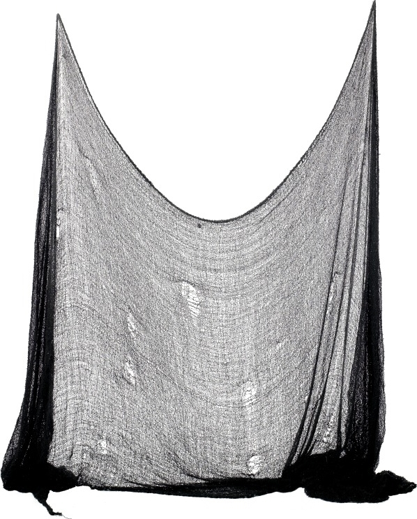 Perdea decorativa Halloween 300 x 75 cm., Negru, #1, Carnaval24