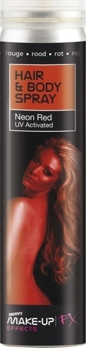 Spray UV pentru corp si par rosu, #1, Carnaval24