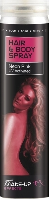 Spray UV pentru corp si par 75 ml, Roz Neon, #1, Carnaval24