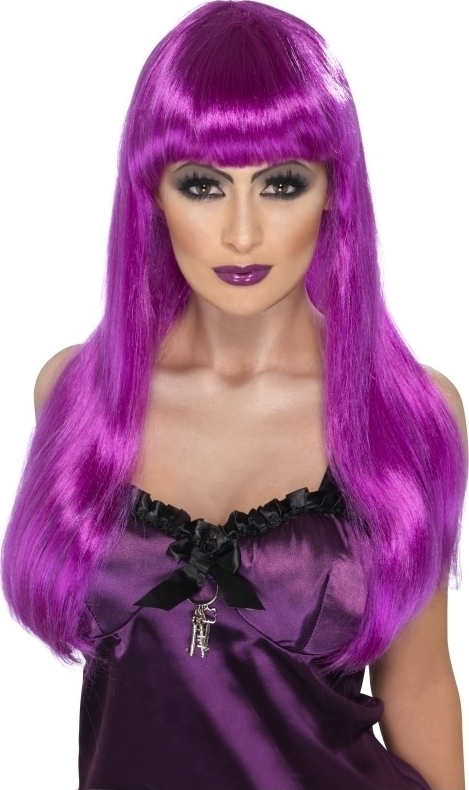 Peruca Glamour mov, #1, Carnaval24