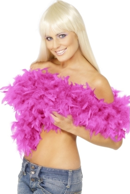 Boa Deluxe - roz, #1, Carnaval24