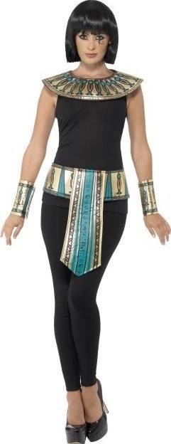 Set Accesorii Egiptene Guler, Centura, Mansoane, #1, Carnaval24