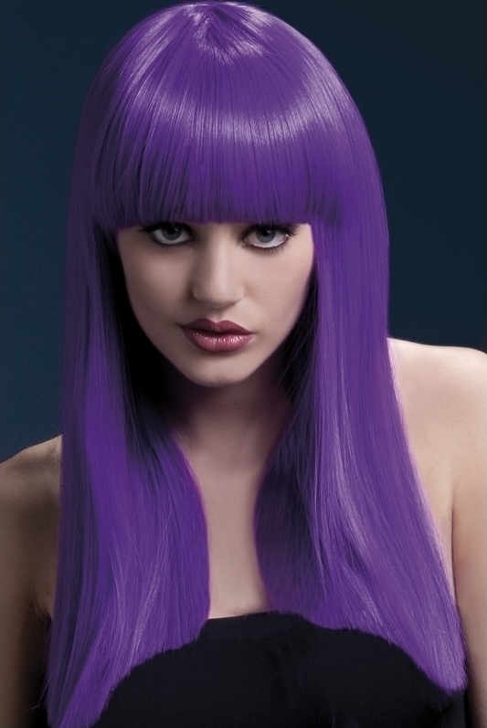 Peruca profesionala Alexia mov, #2, Carnaval24
