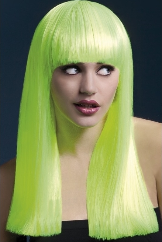 Peruca Alexia Galben Neon, #2, Carnaval24