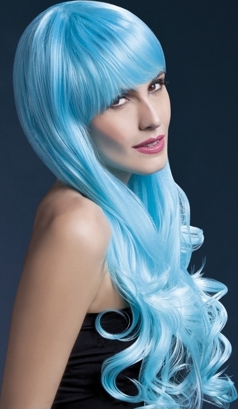 Peruca Emily albastra, #2, Carnaval24