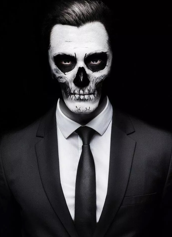 Machiaj FX Schelet, Fosforescent, #1, Carnaval24