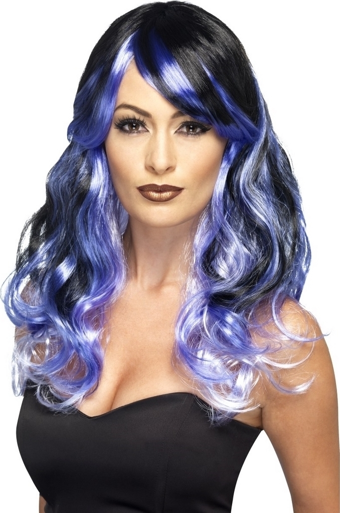 Peruca Ombre mov, #1, Carnaval24