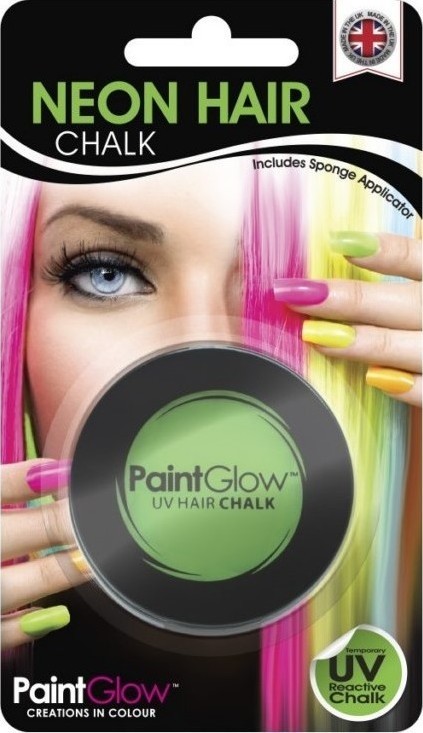 Creta Colorarea Parului Verde Cu Aplicator, #1, Carnaval24