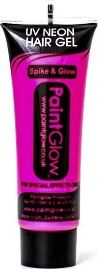 Gel de par UV roz fluorescent 10ml, #1, Carnaval24