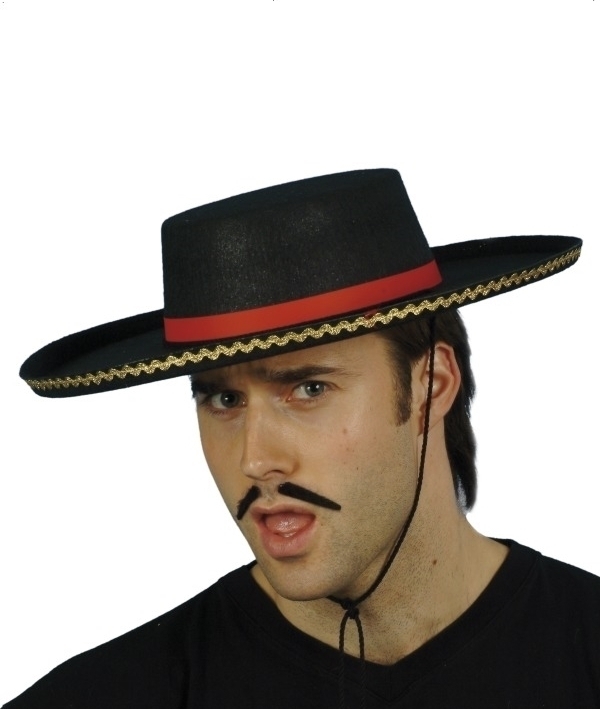 Palarie Mariachi neagra, adulti, #1, Carnaval24