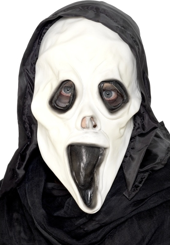 Masca Scream fosforescenta, #1, Carnaval24