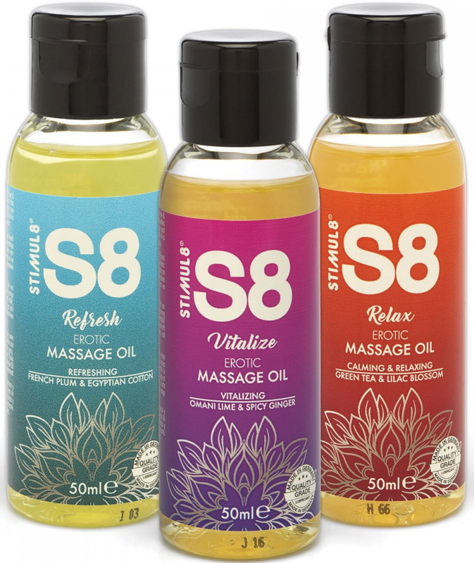 Set Uleiuri Masaj S8 Massage Oil Box 3x50ml, #2, Carnaval24