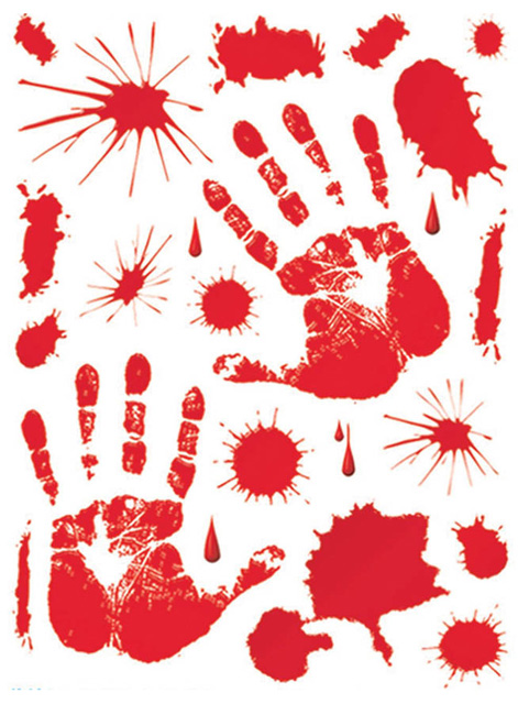 Set Abtibilde Insangerate Halloween 30X39cm, #1, Carnaval24